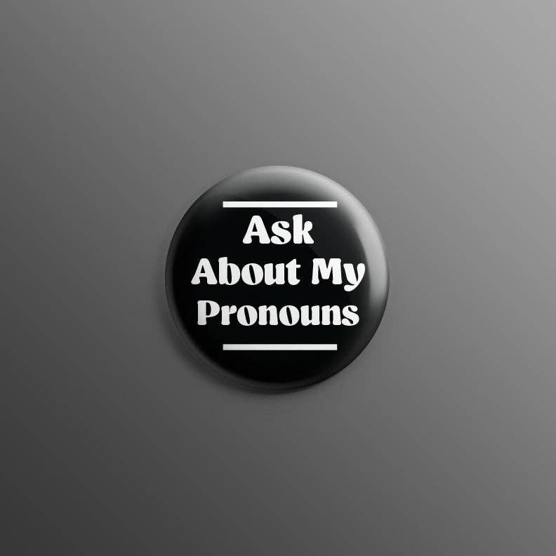 Pronoun 1inch Pins: She/They