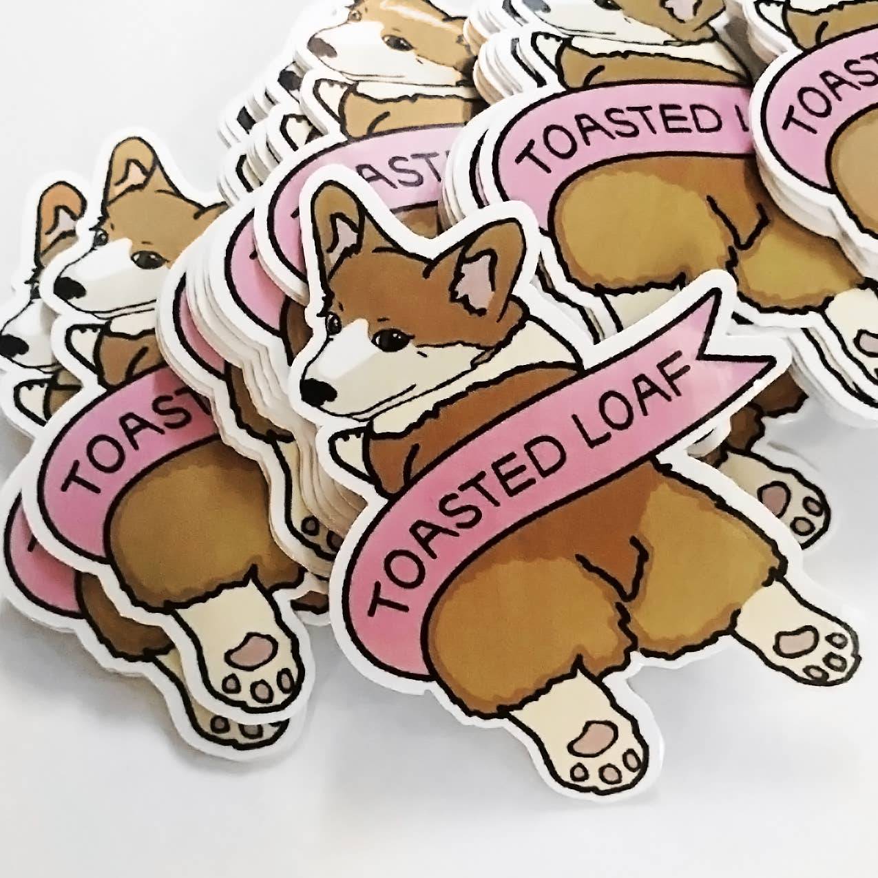 Toasted Loaf Cute Corgi Butt Decal Vinyl Sticker