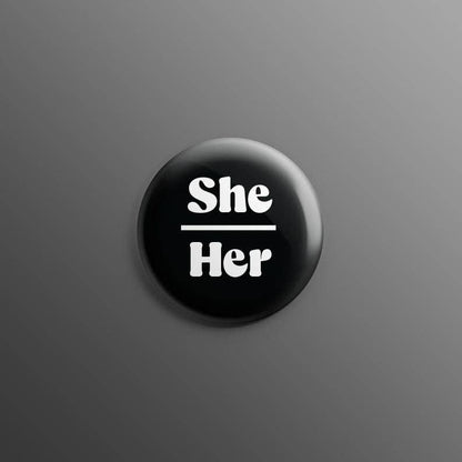 Pronoun 1inch Pins: They/Them