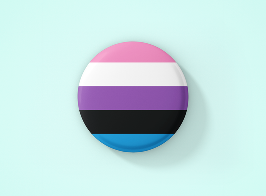 Genderfluid Pride Flag Pin