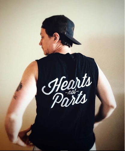 Hearts Not Parts Unisex Muscle Tee Tank Top (XSmall - 3XL)