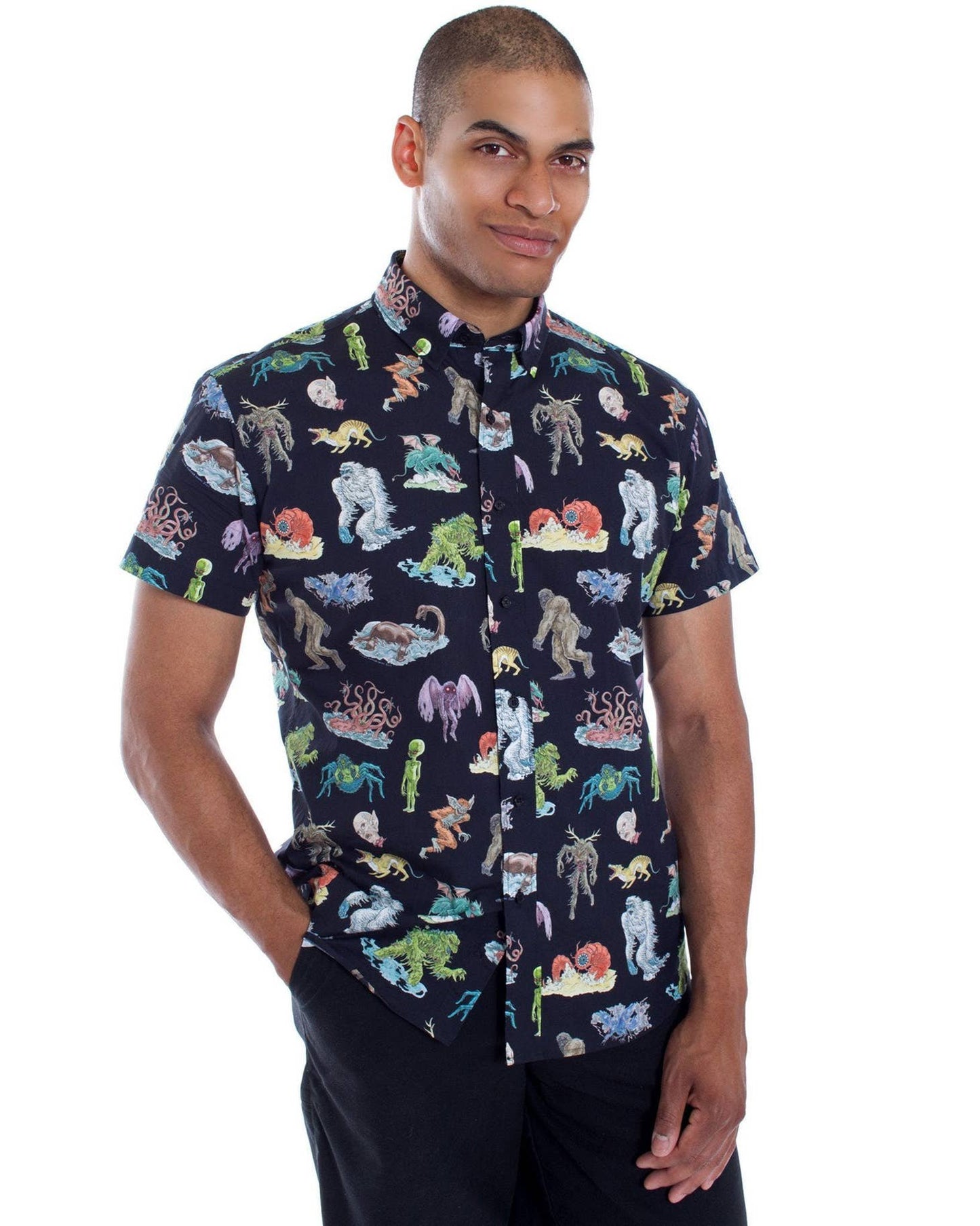 Cryptids Button Up Shirt Unisex (Small - 3XL)