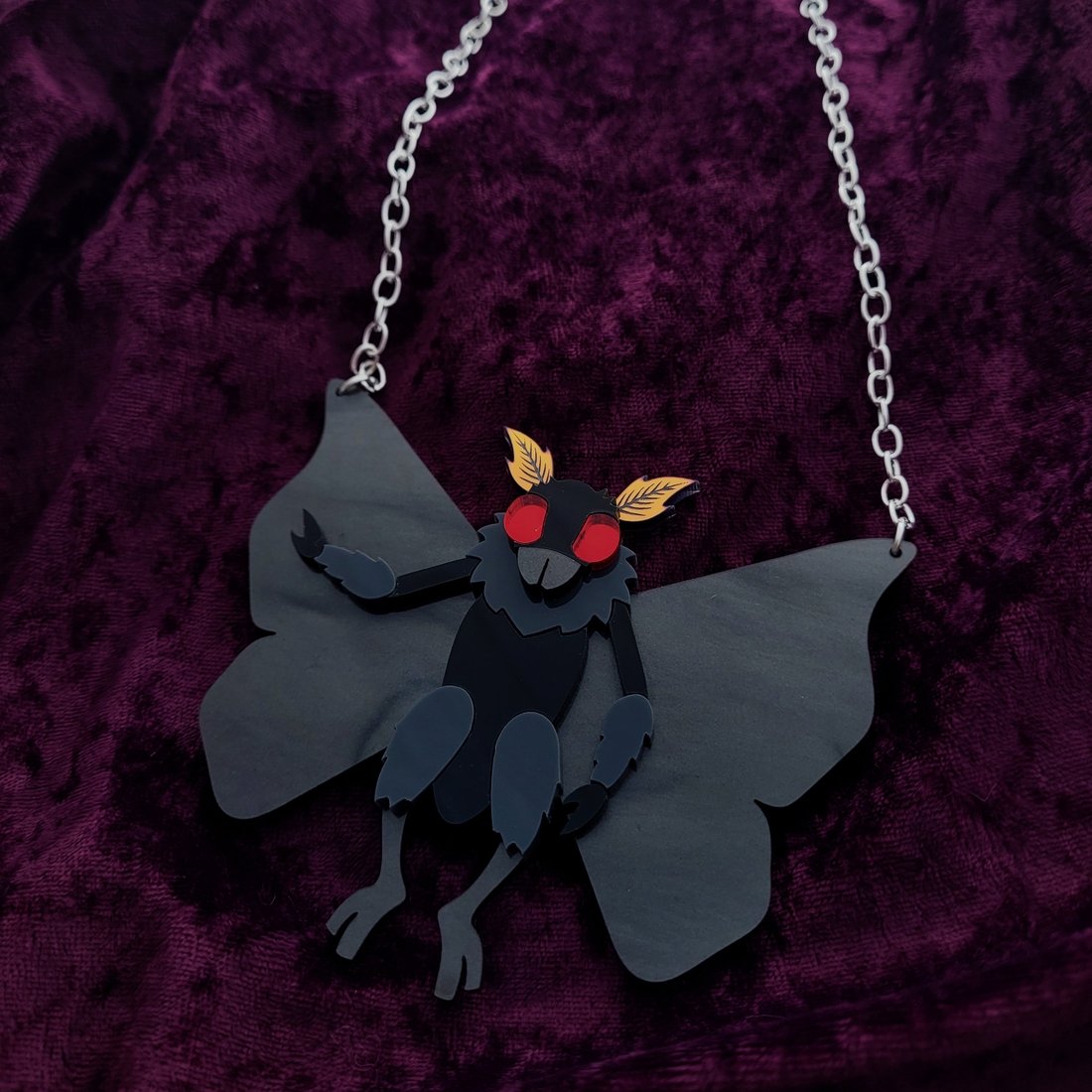 Mothman Necklace