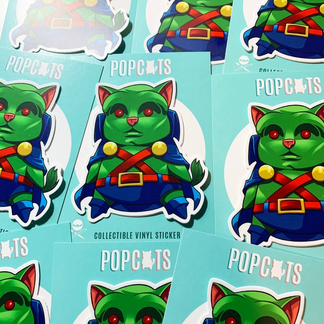 Martian Manhunter - PopCat Vinyl Sticker