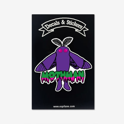 Mothman Cryptid  Vinyl Decal