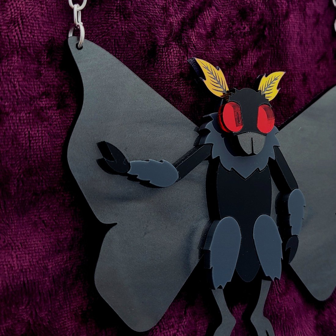 Mothman Necklace