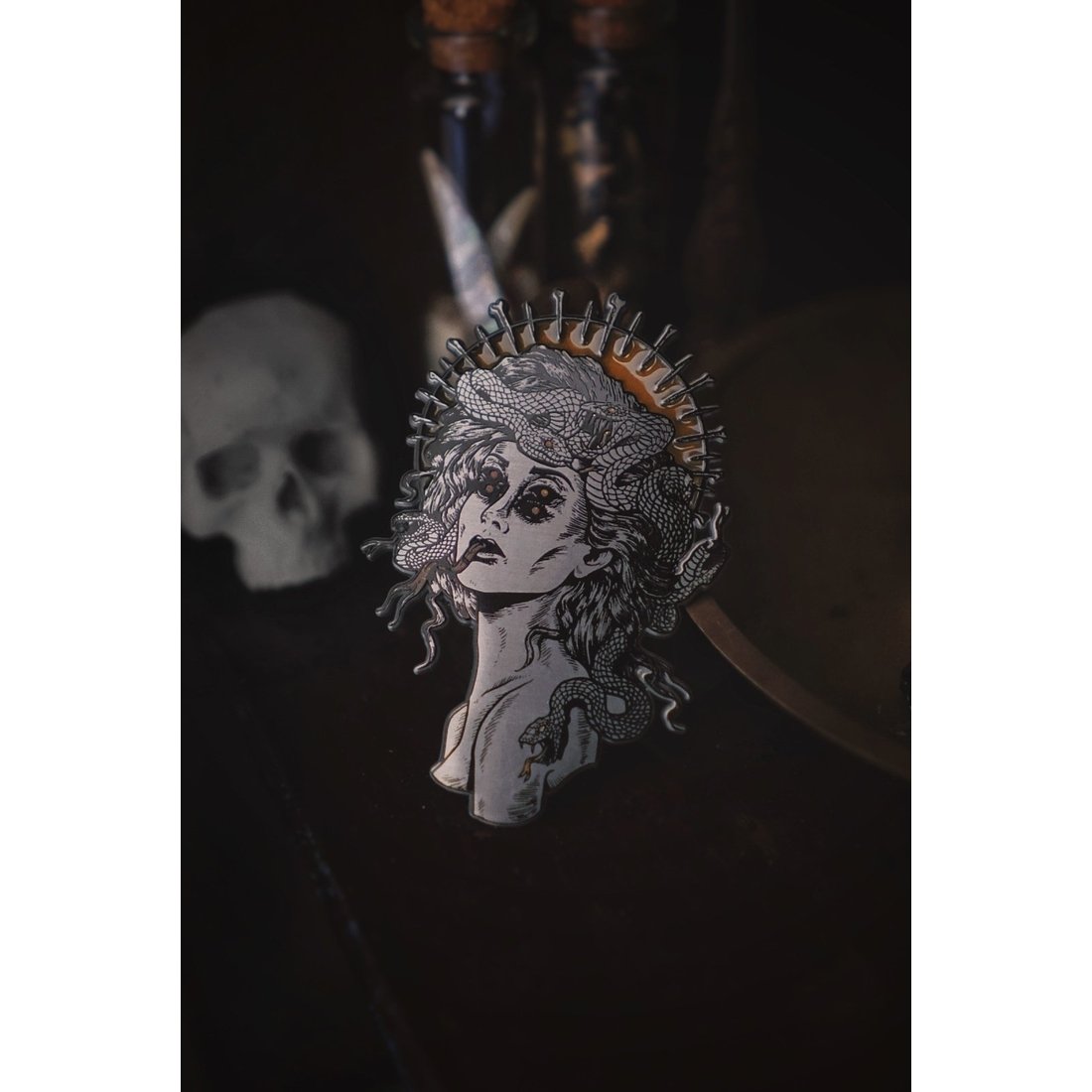 Glowing Medusa Pin